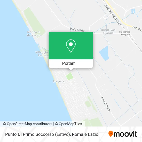 Mappa Punto Di Primo Soccorso (Estivo)