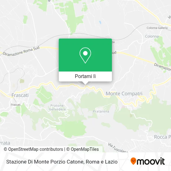Mappa Stazione Di Monte Porzio Catone