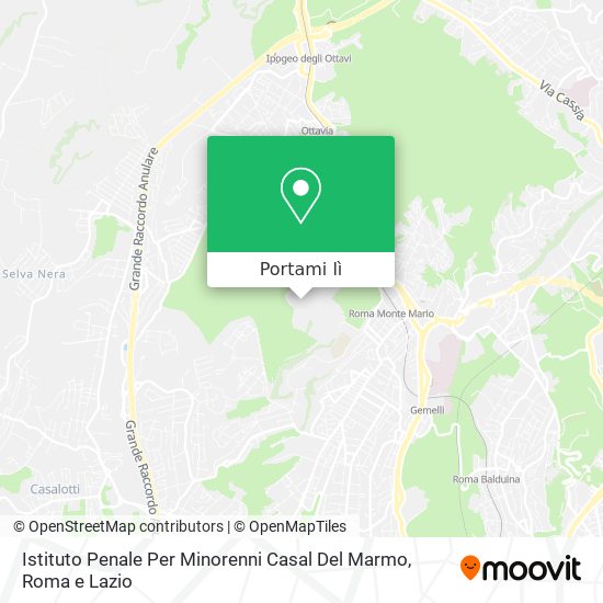 Mappa Istituto Penale Per Minorenni Casal Del Marmo