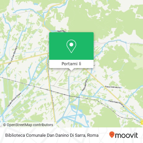 Mappa Biblioteca Comunale Dan Danino Di Sarra