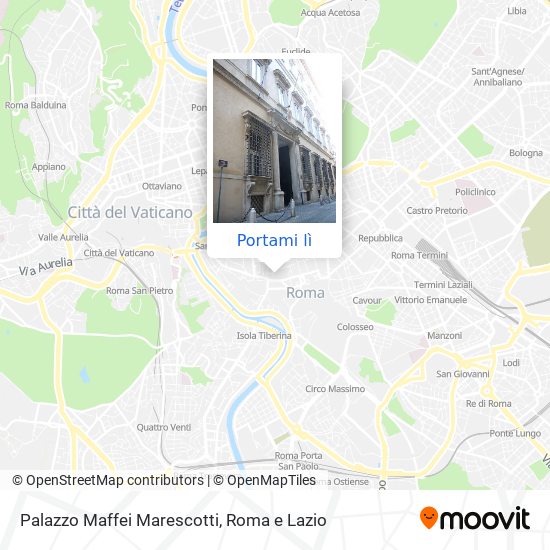 Mappa Palazzo Maffei Marescotti