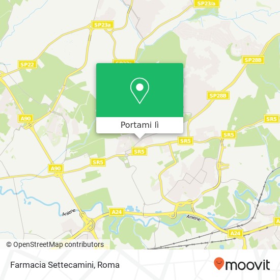 Mappa Farmacia Settecamini