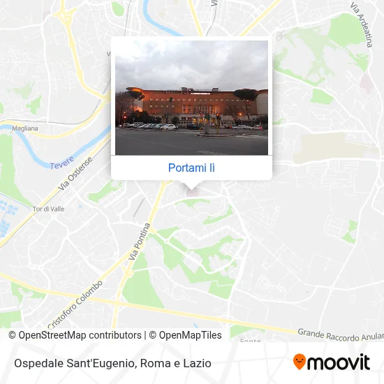 Mappa Ospedale Sant'Eugenio