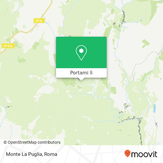 Mappa Monte La Puglia