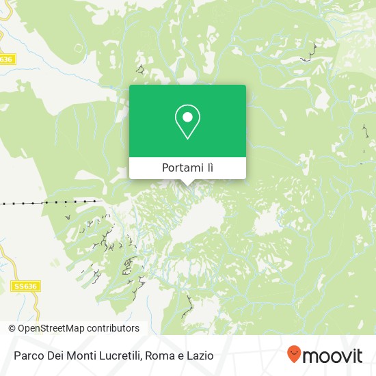 Mappa Parco Dei Monti Lucretili