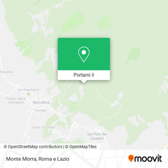 Mappa Monte Morra