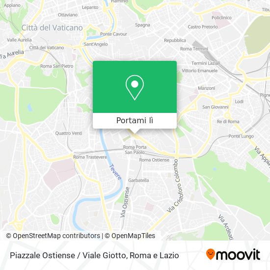 Mappa Piazzale Ostiense / Viale Giotto