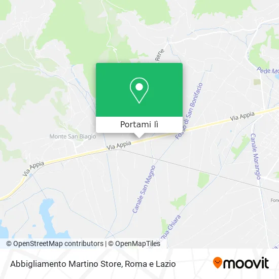 Mappa Abbigliamento Martino Store