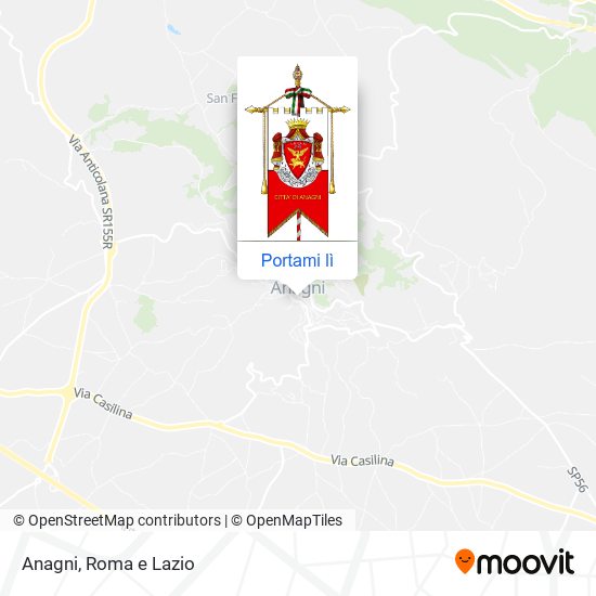 Mappa Anagni