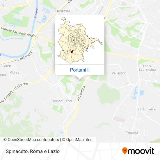 Mappa Spinaceto