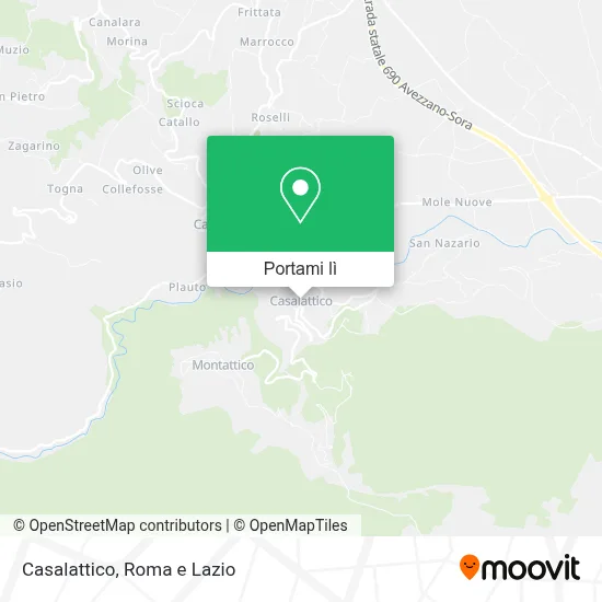 Mappa Casalattico