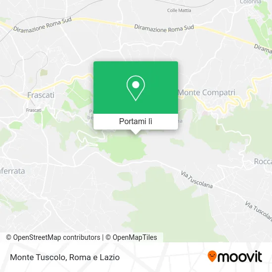 Mappa Monte Tuscolo