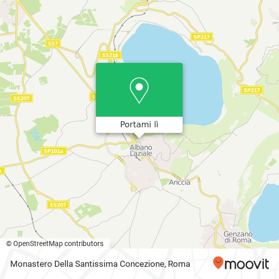 Mappa Monastero Della Santissima Concezione