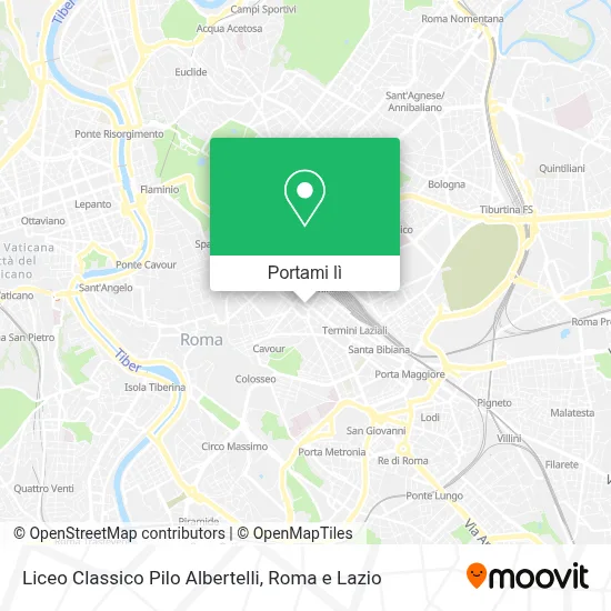 Mappa Liceo Classico Pilo Albertelli