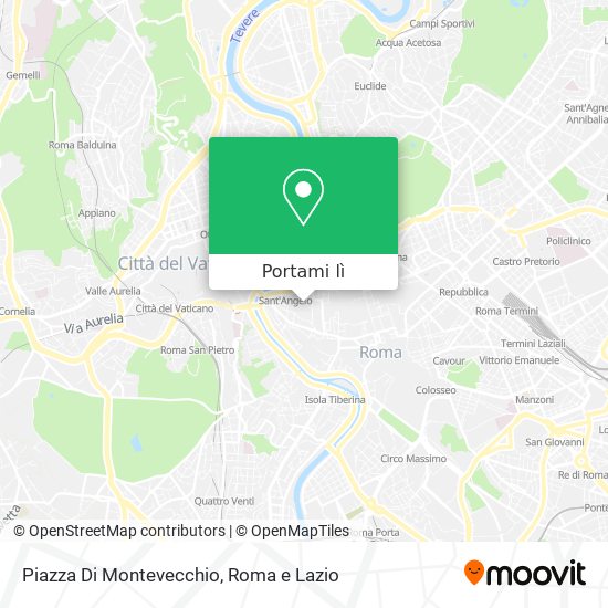 Mappa Piazza Di Montevecchio
