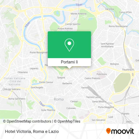 Mappa Hotel Victoria