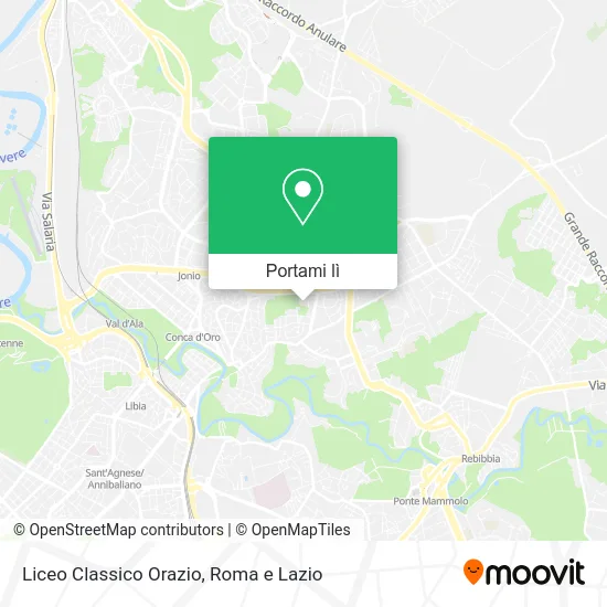 Mappa Liceo Classico Orazio