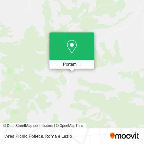 Mappa Area Picnic Polleca