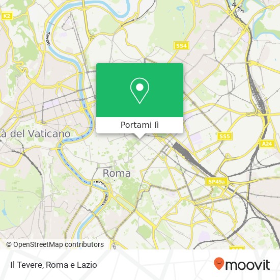 Mappa Il Tevere