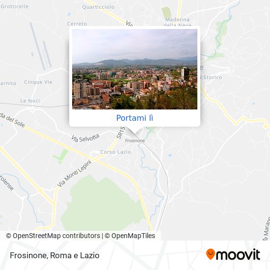 Mappa Frosinone