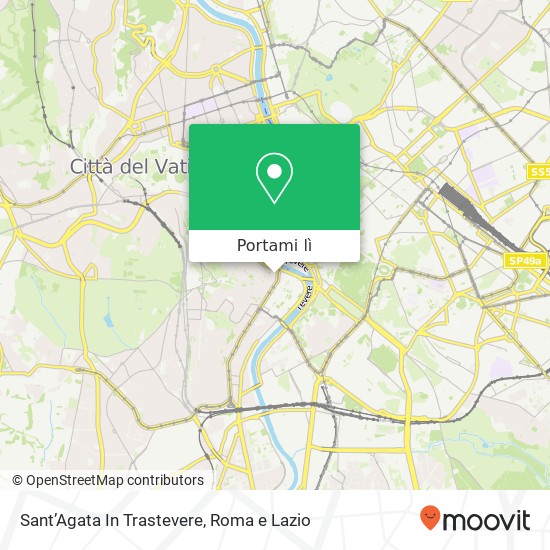 Mappa Sant’Agata In Trastevere