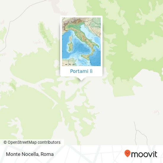 Mappa Monte Nocella