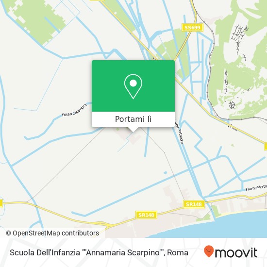 Mappa Scuola Dell'Infanzia ""Annamaria Scarpino""