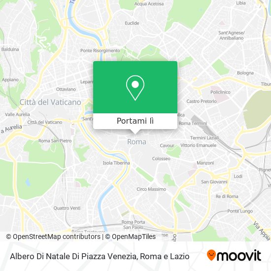 Mappa Albero Di Natale Di Piazza Venezia