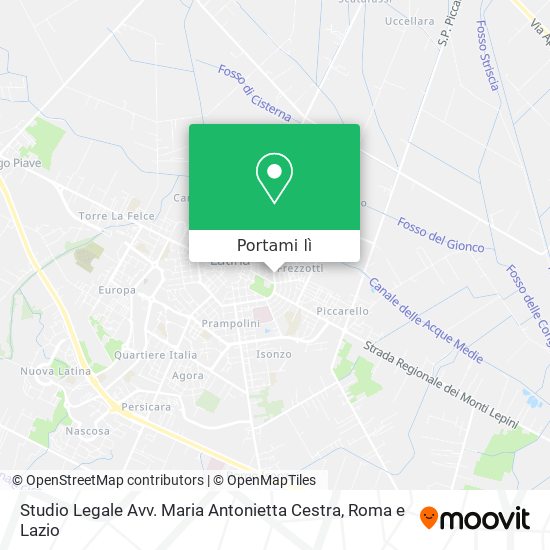 Mappa Studio Legale Avv. Maria Antonietta Cestra