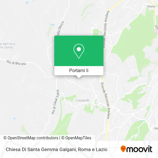 Mappa Chiesa Di Santa Gemma Galgani