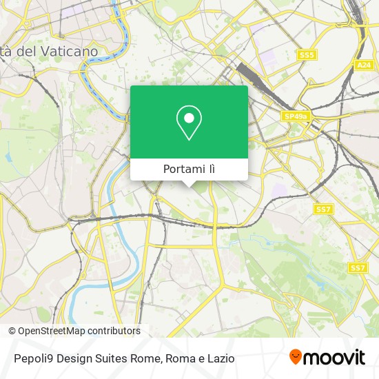 Mappa Pepoli9 Design Suites Rome