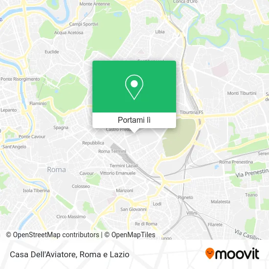 Mappa Casa Dell'Aviatore