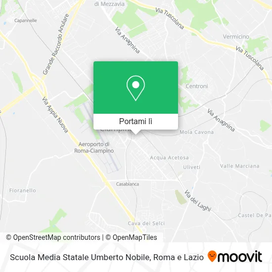 Mappa Scuola Media Statale Umberto Nobile