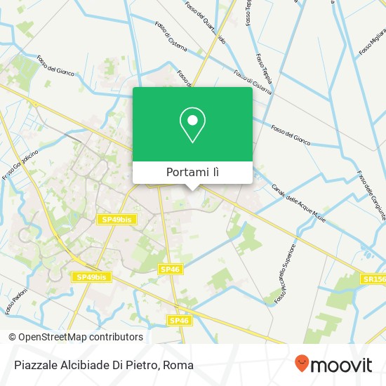 Mappa Piazzale Alcibiade Di Pietro