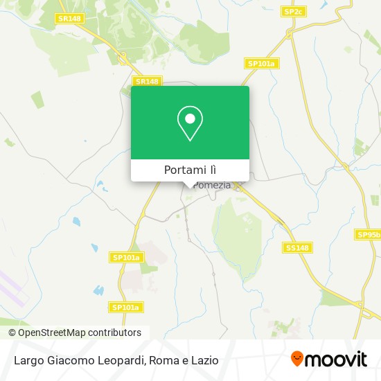 Mappa Largo Giacomo Leopardi