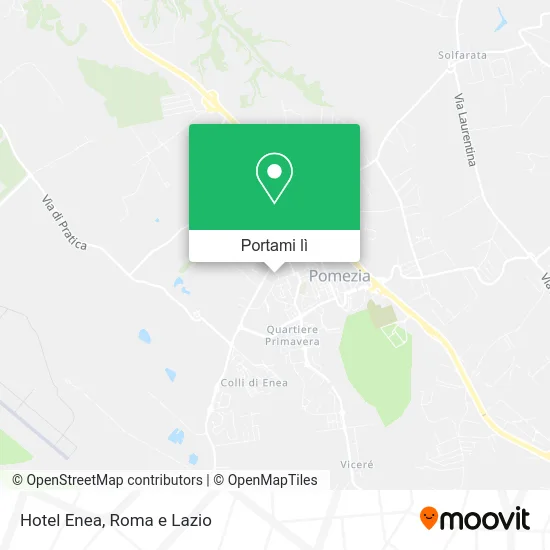 Mappa Hotel Enea