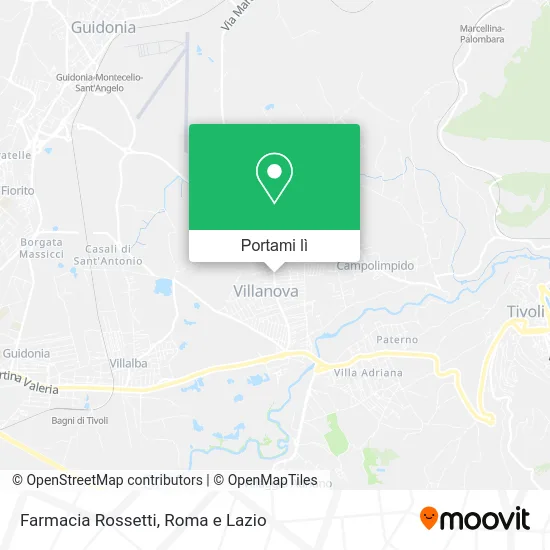 Mappa Farmacia Rossetti