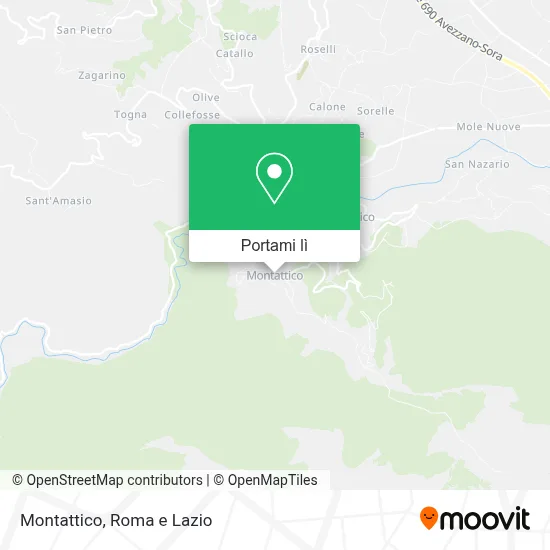 Mappa Montattico