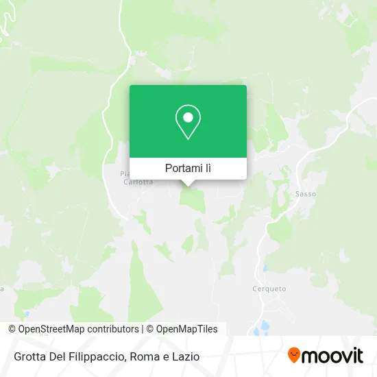 Mappa Grotta Del Filippaccio