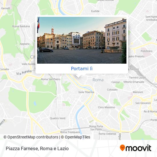 Mappa Piazza Farnese