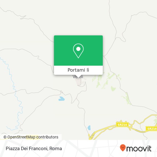Mappa Piazza Dei Franconi