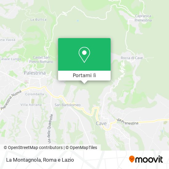 Mappa La Montagnola