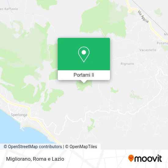 Mappa Migliorano