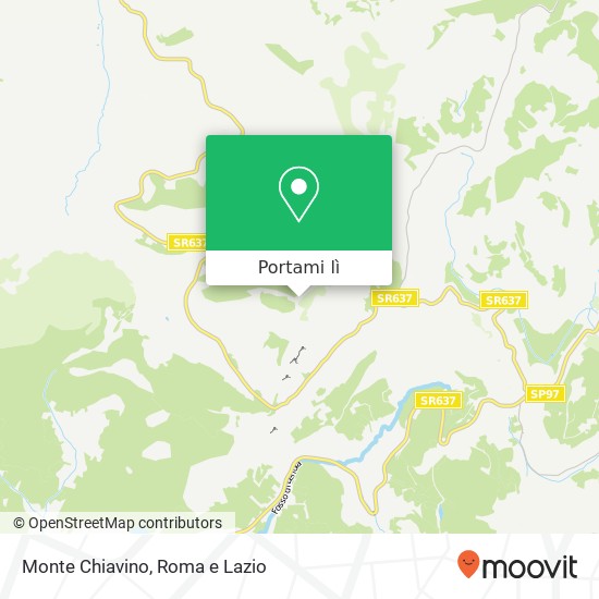 Mappa Monte Chiavino