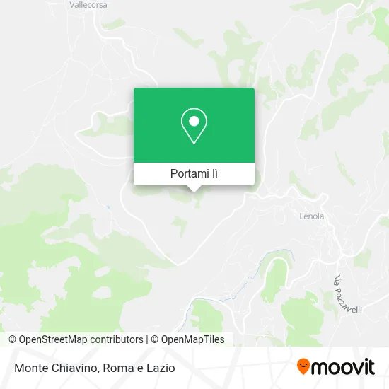 Mappa Monte Chiavino