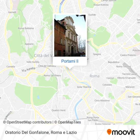 Mappa Oratorio Del Gonfalone