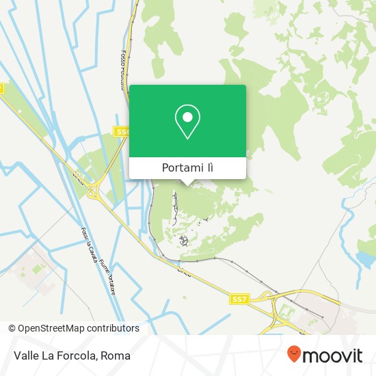 Mappa Valle La Forcola