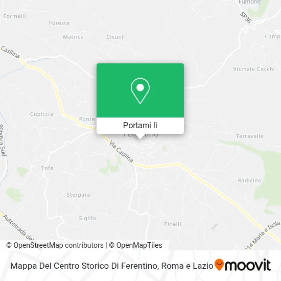 Mappa Mappa Del Centro Storico Di Ferentino