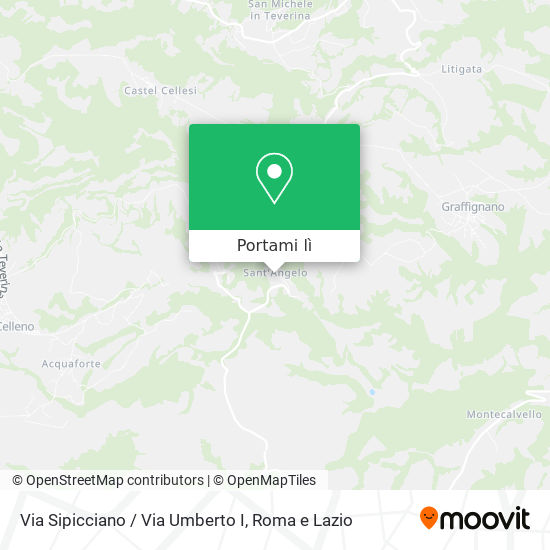 Mappa Via Sipicciano / Via Umberto I