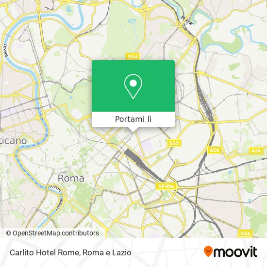Mappa Carlito Hotel Rome